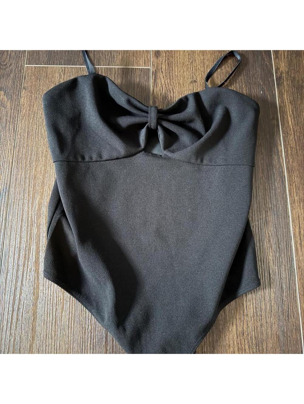 Express Women's Black Bodysuit